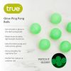 Glow Ping Pong Balls set of 6 by True
