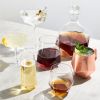 Seneca Faceted Crystal Martini Glasses ViskiÂ®