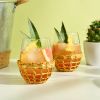 Island Stemless Wine Glass Set by Twine LivingÂ®
