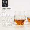 Seneca Crystal Faceted Glasses ViskiÂ®