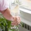 Wine FREEZE Stemmed in Marble (set of 2)  by HOSTÂ®