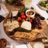 Acacia Footed Cheese Board & Knife Set by Twine LivingÂ®