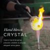 Seneca Crystal Faceted Stemless Flute Glasses ViskiÂ®