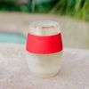 Wine FREEZEâ„¢ Cup in Red Glitter Single by HOST