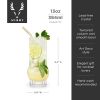 Deco Crystal Highball Glasses by ViskiÂ®