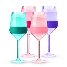 Wine FREEZE Stemmed  in Tinted Set (set of 4) by HOSTÂ®