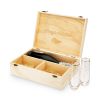 Celebrate Wood Champagne Box with Set of Flutes by TwineÂ®