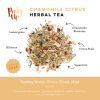 Chamomile Citrus Tea Sachets In Tin by Pinky Up