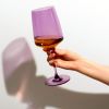 Reserve Nouveau Crystal Wine Glasses in Moonrise ViskiÂ®