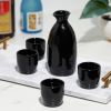 Mogaâ„¢: 5-Piece Sake Set in Black by True