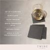 Square Slate Coasters by TwineÂ®