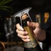 Harrison Champagne Puller in Silver ViskiÂ®
