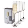 Reserve Julien Crystal Champagne Flute Glasses ViskiÂ®