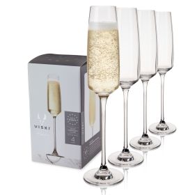 Reserve Julien Crystal Champagne Flute Glasses ViskiÂ®