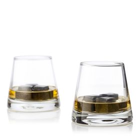 6-Piece Glacier RocksÂ® Soapstone Cube and 2 Rocks Glass Set