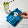 1.25 inch Ice Cube Tray with Lid in Blue Marble by HOSTÂ®