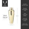 Gold Parisian Cocktail Shaker by ViskiÂ®
