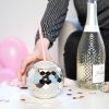 Silver Disco Ball Drink Tumbler BlushÂ®