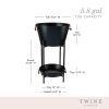 Black Beverage Tub with Stand & Tray by Twine LivingÂ®