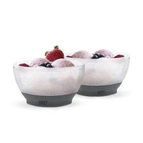 Ice Cream FREEZEâ„¢ Cooling Bowl Set of 2 in Gray by HOSTÂ®