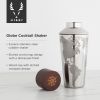 Globe Cocktail Shaker in Silver ViskiÂ®