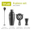 Gunmetal Black Barware Set by TrueÂ®