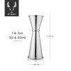 Harrison Large Makoto Jigger in Stainless Steel ViskiÂ®