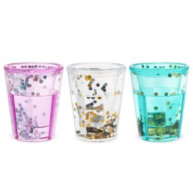 Mermaid Sparkle Glitter 1.5 Oz Shot Glasses BlushÂ®