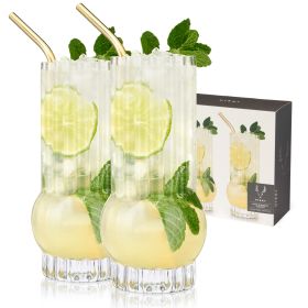 Deco Crystal Highball Glasses by ViskiÂ®