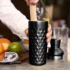 Paragon Stainless Steel Cocktail Shaker in Obsidian Viski