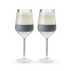 Wine FREEZE Stemmed in Gray (set of 2)  by HOSTÂ®