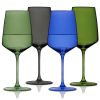 Reserve Nouveau Crystal Wine Glasses in Seaside ViskiÂ®