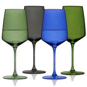 Reserve Nouveau Crystal Wine Glasses in Seaside ViskiÂ®