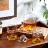 3-Piece Mountain Crystal Decanter and Tumbler Set ViskiÂ®