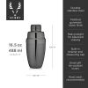 Gunmetal Heavyweight Cocktail Shaker by ViskiÂ®