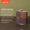 Leather Texas Flask by Foster & Ryeâ„¢