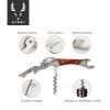 Admiralâ„¢ Double Opener Corkscrew in Stainless Steel ViskiÂ®