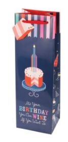 Cakewalk (Bags) Birthday Cake Wine Gift Bag