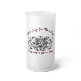Frosted Glass Beer Mug in Texas Craft Beer Lovers