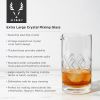 Large Cut-Crystal Mixing Glass ViskiÂ®