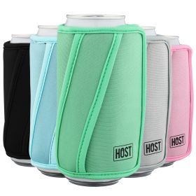 Insta-Chill Slim Can Sleeve in Green by HOSTÂ®