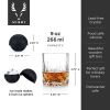 8-piece Crystal Liquor Glass and Ice Sphere Wood Box Set Vis