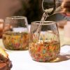 Artistico Recycled Stemless Wine Glass Set by Twine LivingÂ®