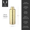 Art Deco Gold Cocktail Shaker in Gold ViskiÂ®