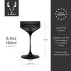 Reserve Nouveau Crystal Coupes in Smoke ViskiÂ®
