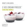 Ice Cream FREEZEâ„¢ Cooling Bowl Set of 2 in SIOC Pkg by HOSTÂ®
