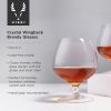 Raye Crystal Wingback Brandy Glasses ViskiÂ®