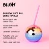 Rainbow Disco Ball Tumbler BlushÂ®