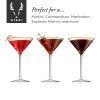 Meridian Crystal Martini Glasses ViskiÂ®