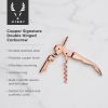 Summit Signature Double Hinged Corkscrew in Copper ViskiÂ®